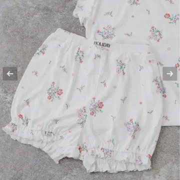 HOLIDAY*Miller Prib shorts 화이트 FLOWER