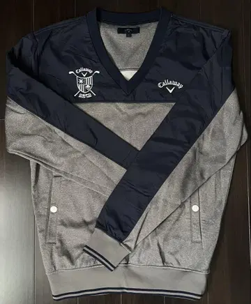Callaway 캘러웨이 V넥 트레이너 그레이/네이비 L 사이즈