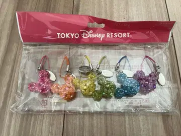 도쿄 디즈니 리조트 미키 모양 스트랩 6개 세트