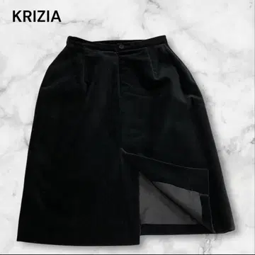 [레어 새상품급] 크리치아 벨로아 타이트 스커트 사다리꼴 스커트 슬릿