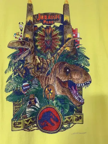 쥬라기 공원 T셔츠 단종 레어