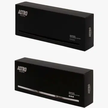 astrostuffs 양말 화이트 블랙 box bright gmm