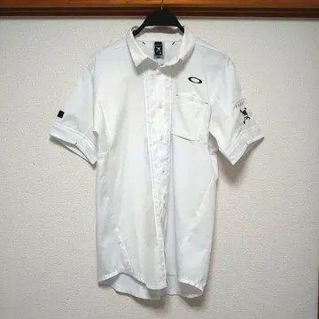 [새상품급] OAKLEY 남성용 골프 셔츠 M 화이트