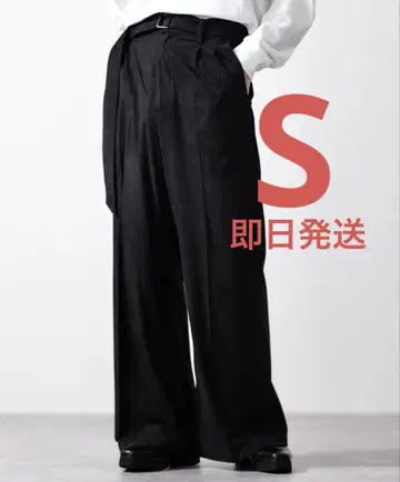 CLEL 더블 테크 페이드 벨티드 팬츠 S