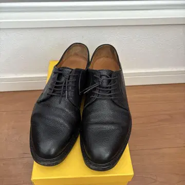At.COULEUR 블랙 가죽 신발 (25.5~26cm에 적합)