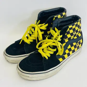 vans 월리 콜라보 하이컷 스니커즈 노랑/블랙