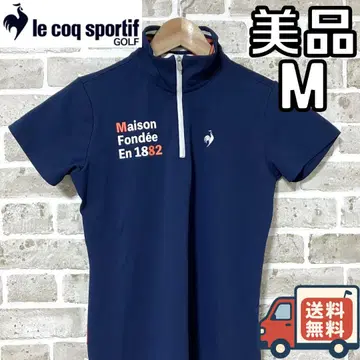 [ 24시간 이내/익명 배송 ] 새상품급 르꼬끄골프 여성용 지퍼 셔츠 M