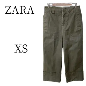 새상품급 ZARA 자라 카키 캐주얼 팬츠 XS (SS)