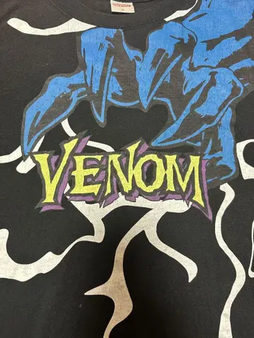 [ 초레어 ] 3xl 썬더 패턴 베놈 빈티지 티셔츠