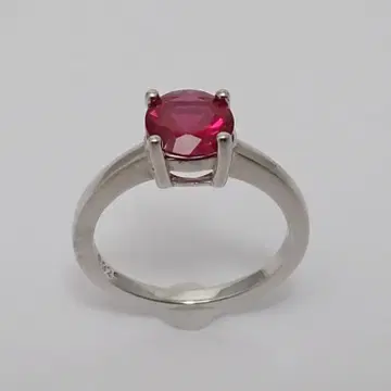 합성 루비 반지 4호