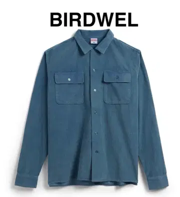 [새상품] BIRDWEL 버드웰 코듀로이 셔츠 엘리먼트 블루