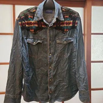 Pendleton 데님 셔츠 M