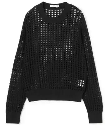 HYKE CROCHETED SWEATER 미사용 새상품
