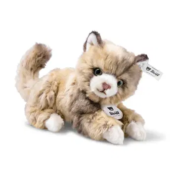 [Steiff] 고양이 Lucy 봉제 인형 18cm