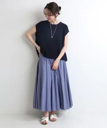 IENA 이에나 LUANA / 루아나 코튼 개더 스커트