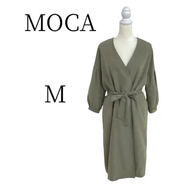 MOCA 모카 카키 트렌치 코트 스프링 코트 M