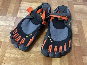 Vibram 핑거 슈즈 블랙/오렌지