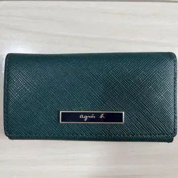 agnes b. 다크 그린 키케이스
