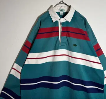 IZOD LACOSTE 아이조드 라코스테 USA제 보더 라거 셔츠