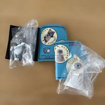 PUTITTO 히구치 유코 캡슐 토이 가챠 냥코와 하나츠메쨩 2개