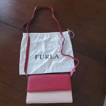 FURLA 숄더백 빨간색과 핑크