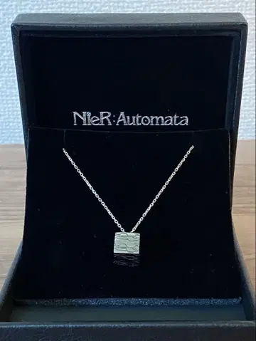 NieR Automata 실버 목걸이 블랙 박스