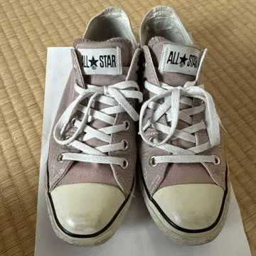 CONVERSE ALL STAR 핑크 베이지 2WAY 러프 캔버스