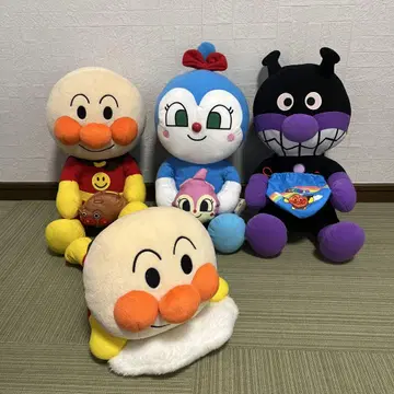 호빵맨 봉제 인형 세트 빅사이즈