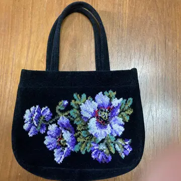 페일러 토트백 보라색 꽃
