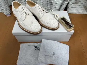 브루넬로쿠치넬리 가죽 신발 스웨이드 미사용 새상품