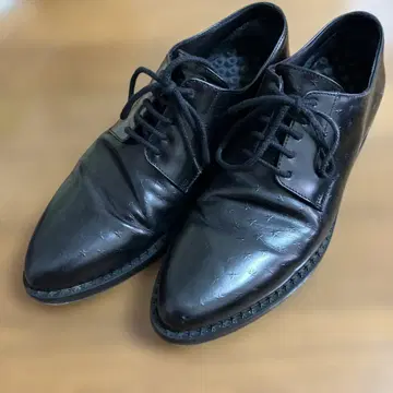 JIMMY CHOO 블랙 가죽 신발 40