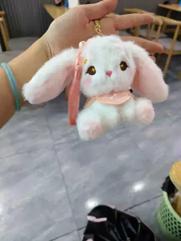 토끼 봉제 인형 키링