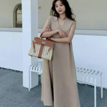 [새상품급] 벌스데이 바쉬 슬리브리스 2way 원피스 베이지
