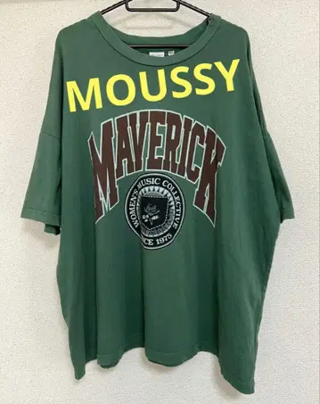 MOUSSY MAVERICK 티셔츠 그린 F