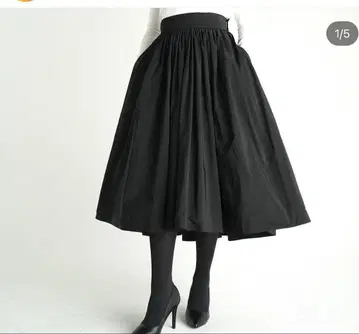 SHETokyo Audry 오드 롱 스커트 블랙