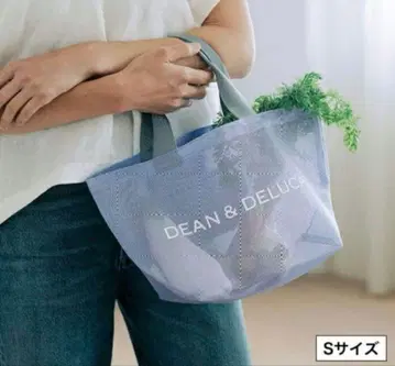 DEAN&DELUCA 딘앤델루카 메쉬 토트백 라일락 S