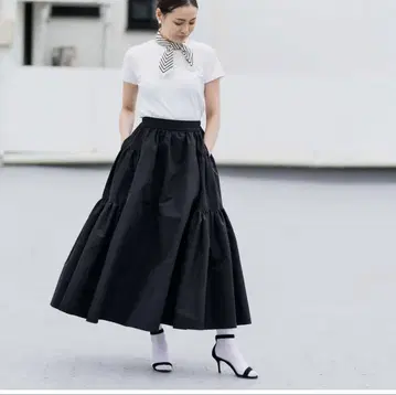 SHETokyo michell 네이비 롱 스커트 36