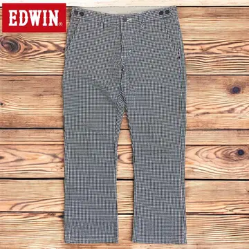 08M129 EDWIN 시어서커 슈 컷 팬츠 골프 팬츠 M