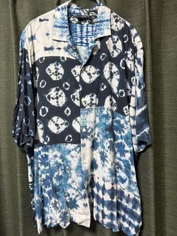 데시구알 Desigual. 남성용 셔츠 오버사이즈 타이다이