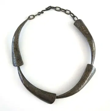 DELPHINE NARDIN*곡선 디자인 목걸이*빈티지 초커