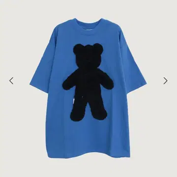 아이엠아이*BEAR FRILL 티셔츠 파랑
