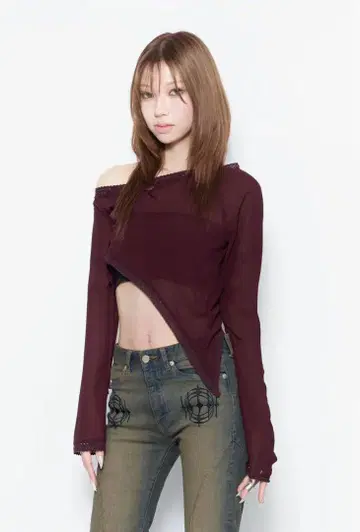 theredthread S lace up curve tops