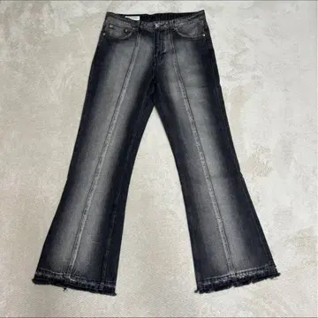 ZARA 블랙 데님 플레어