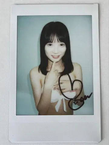 [ 사카키바라 모에 ] 친필 사인 폴라로이드