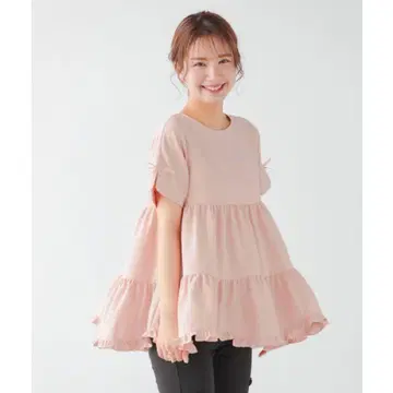 핏모어 Fit more 티어드 반팔 상의