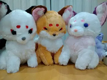 쪼콘한 여우 구미 BIG 봉제 인형 금아보우로 꿈결 아련 카노코 히시모치