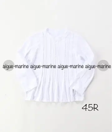45R 천축 프릴 사각 티셔츠
