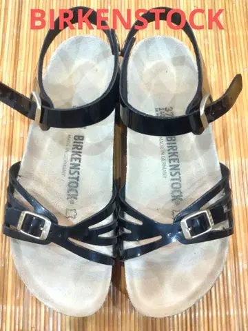 새상품급 BIRKENSTOCK 블랙 샌들 24cm