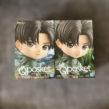 반다이 Qposket 리바이 2체 세트