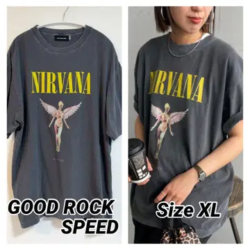 [ GOOD ROCK SPEED ] 별주 NIRVANA 락 프린트 티셔츠